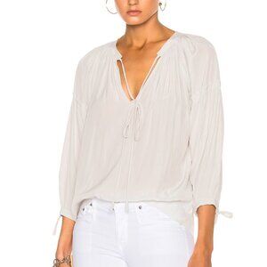Calvin Rucker Say My Name Blush Satin Blouse S